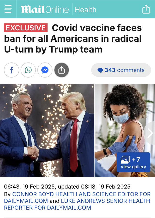 RFK and Trump agree to stop COVID Vaccine